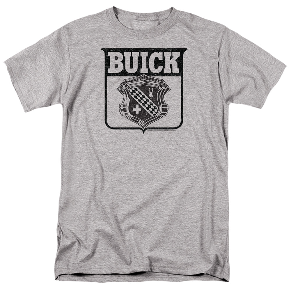 AN OFFCIALLY LICENSED BUICK 1946 EMBLEM MEN'S REGULAR FIT T-SHIRT ATHLETIC HEATHER