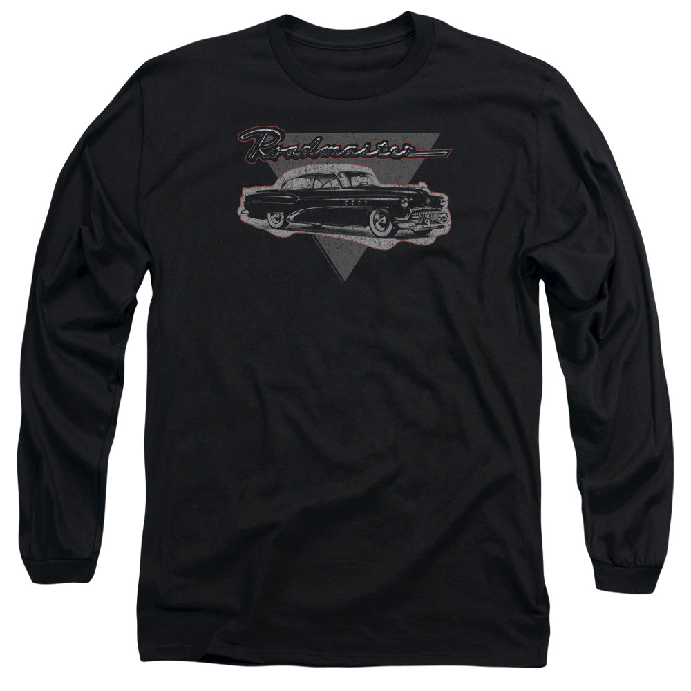 AN OFFCIALLY LICENSED BUICK 1952 ROADMASTER MEN'S LONG SLEEVE T-SHIRT BLACK
