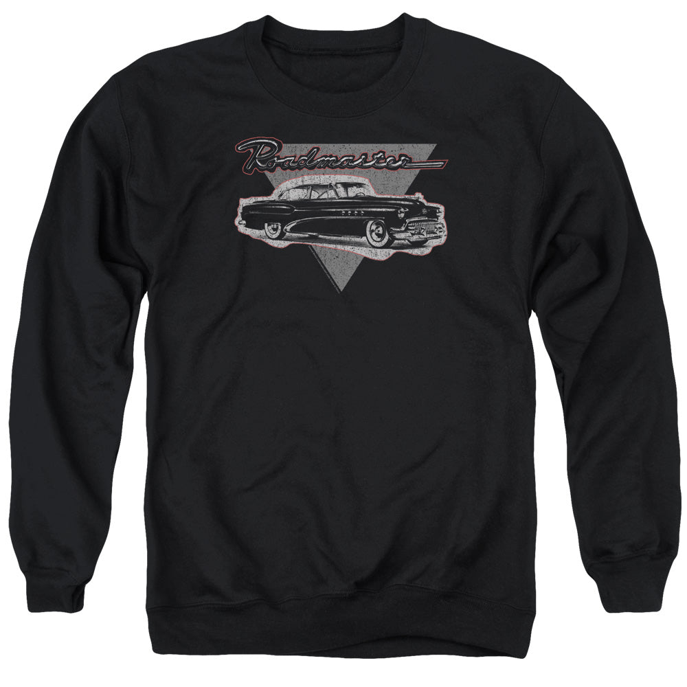 AN OFFCIALLY LICENSED BUICK 1952 ROADMASTER ADULT UNISEX CREWNECK SWEATSHIRT BLACK