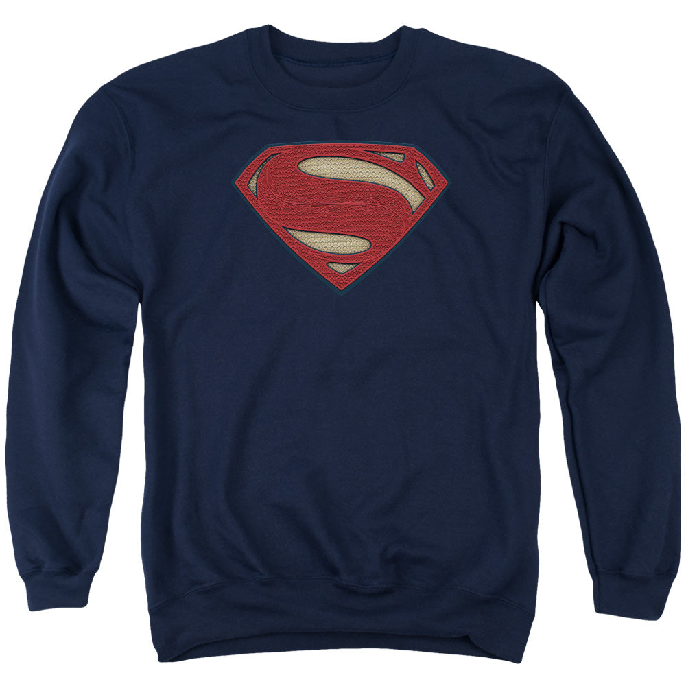 AN OFFCIALLY LICENSED BATMAN V SUPERMAN SUPER MOVIE LOGO ADULT UNISEX CREWNECK SWEATSHIRT ROYAL