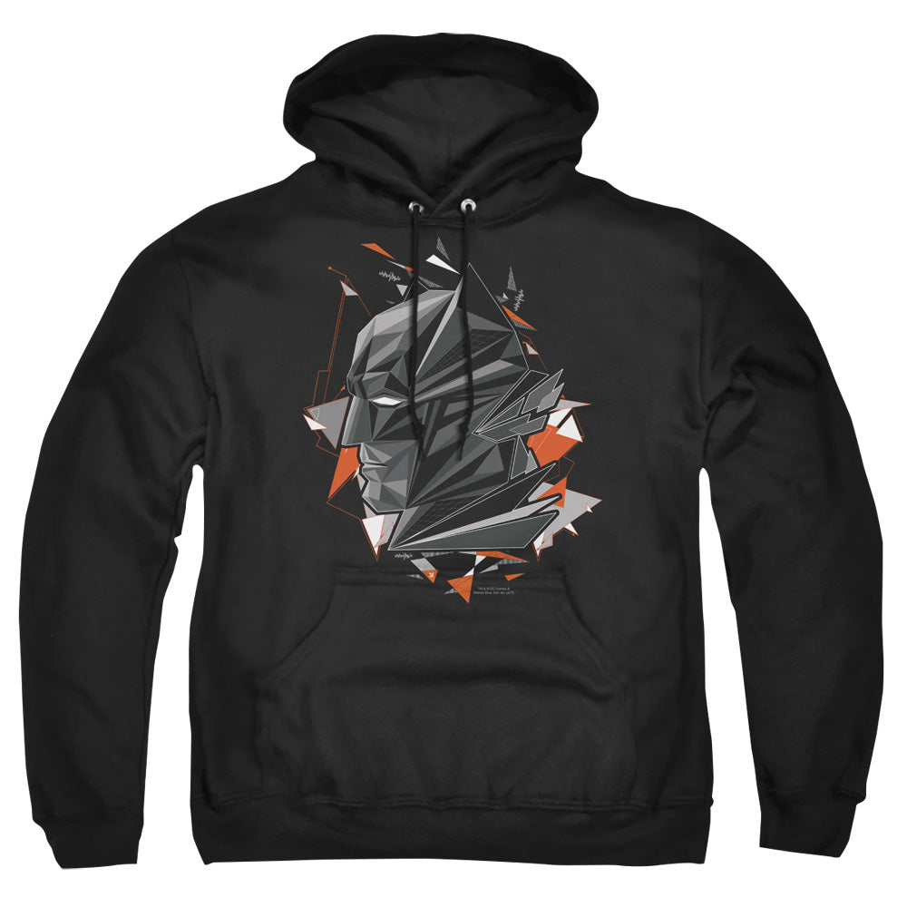 AN OFFCIALLY LICENSED BATMAN V SUPERMAN BAT HEAD TECH ADULT UNISEX PULLOVER HOODIE BLACK