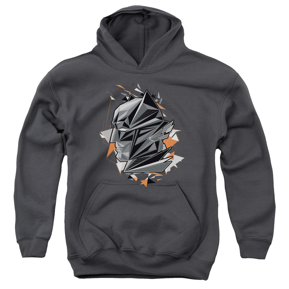 AN OFFCIALLY LICENSED BATMAN V SUPERMAN BAT HEAD TECH YOUTH HOODIE CHARCOAL