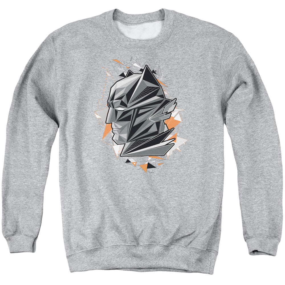 AN OFFCIALLY LICENSED BATMAN VS SUPERMAN DAWN ADULT UNISEX CREWNECK SWEATSHIRT ATHLETIC HEATHER