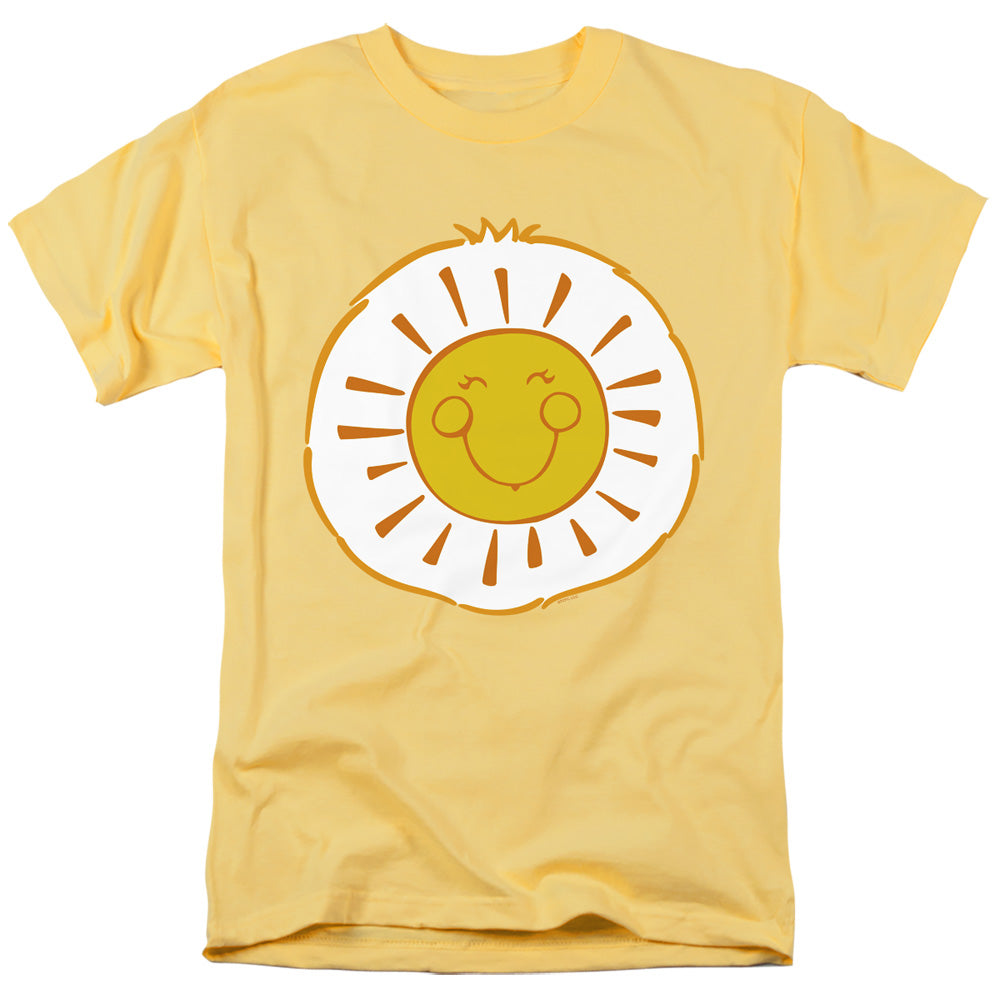 AN OFFCIALLY LICENSED CARE BEARS FUNSHINE BELLY MEN'S REGULAR FIT T-SHIRT BANANA