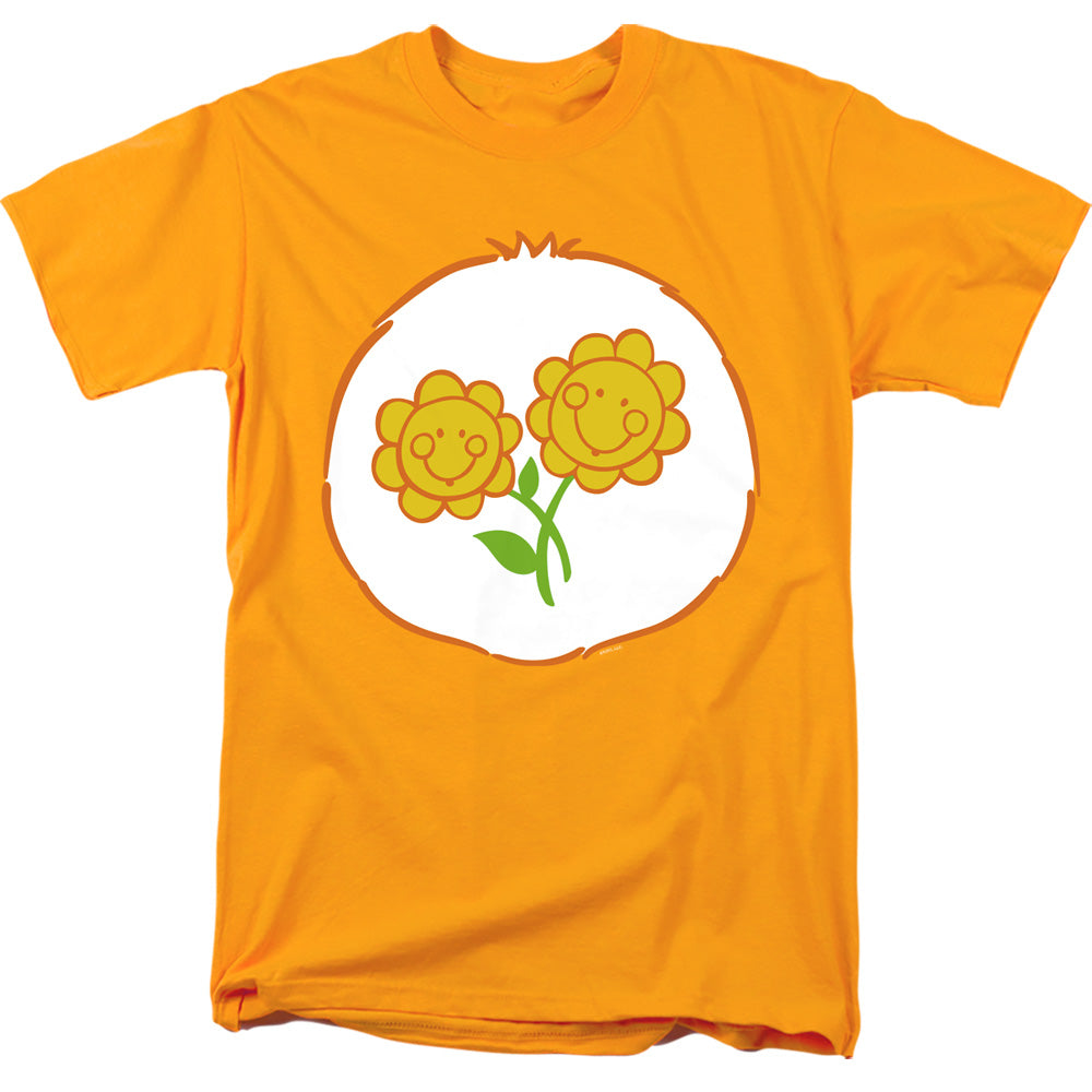 AN OFFCIALLY LICENSED CARE BEARS FRIEND BELLY MEN'S REGULAR FIT T-SHIRT GOLD