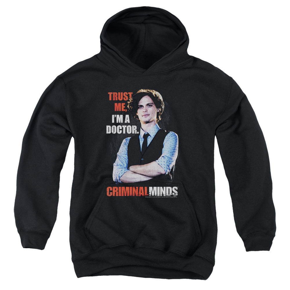 AN OFFCIALLY LICENSED CRIMINAL MINDS TRUST ME YOUTH HOODIE BLACK