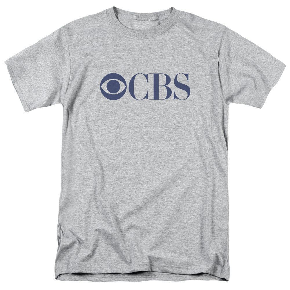AN OFFCIALLY LICENSED CBS LOGO CBS LOGO MEN'S REGULAR FIT T-SHIRT ATHLETIC HEATHER