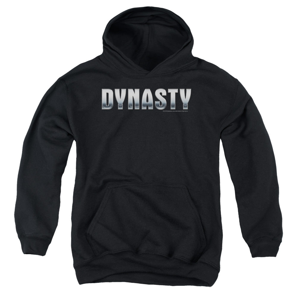 AN OFFCIALLY LICENSED DYNASTY DYNASTY SHINY YOUTH HOODIE BLACK