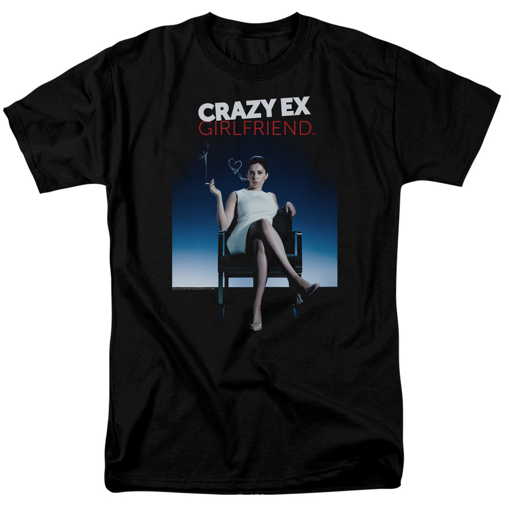 AN OFFCIALLY LICENSED CRAZY EX GIRLFRIEND CRAZY INSTINCT MEN'S REGULAR FIT T-SHIRT BLACK
