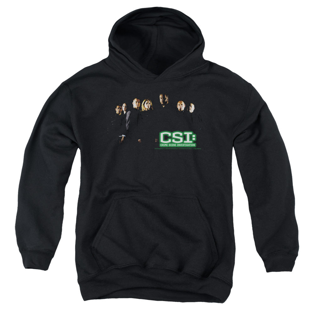 AN OFFCIALLY LICENSED CSI SHADOW CAST YOUTH HOODIE BLACK