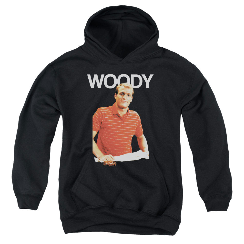 AN OFFCIALLY LICENSED CHEERS WOODY YOUTH HOODIE BLACK