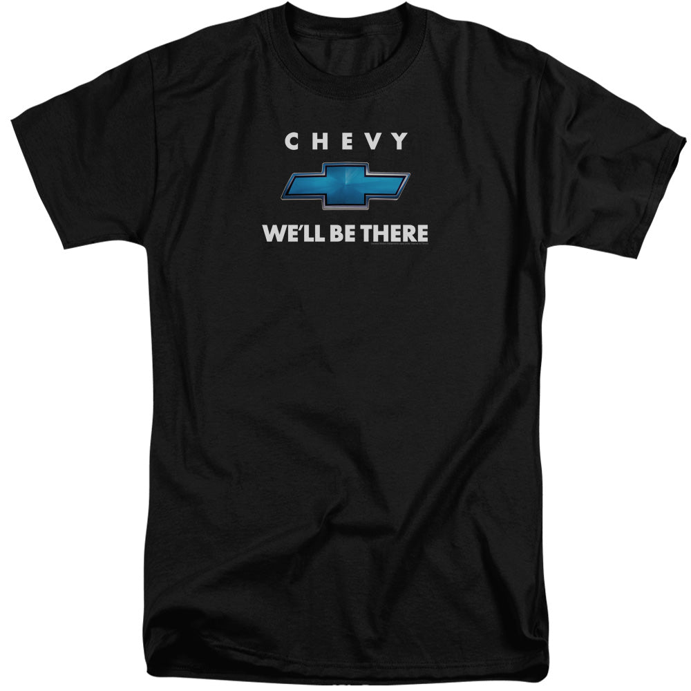 AN OFFCIALLY LICENSED CHEVROLET WELL BE THERE MEN'S TALL FIT T-SHIRT BLACK