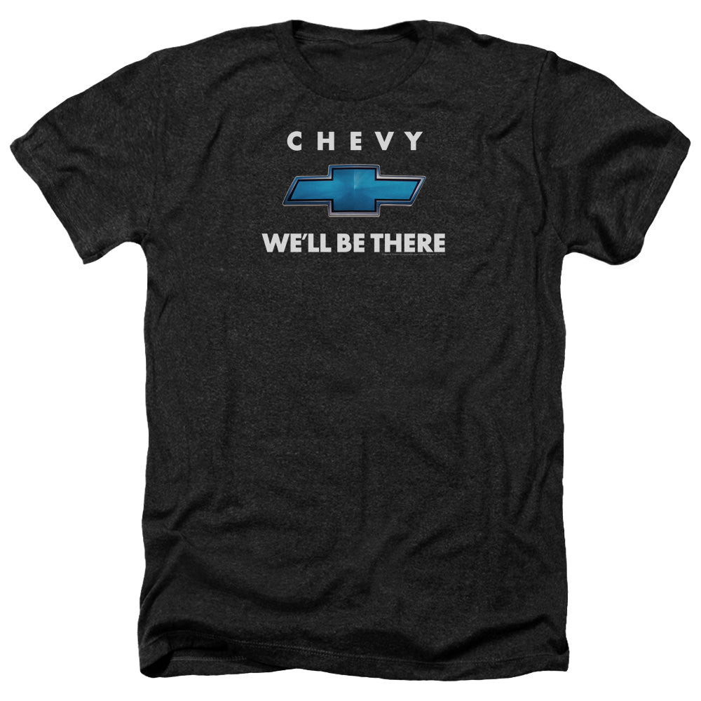 AN OFFCIALLY LICENSED CHEVROLET WELL BE THERE MEN'S HEATHER T-SHIRT CHARCOAL