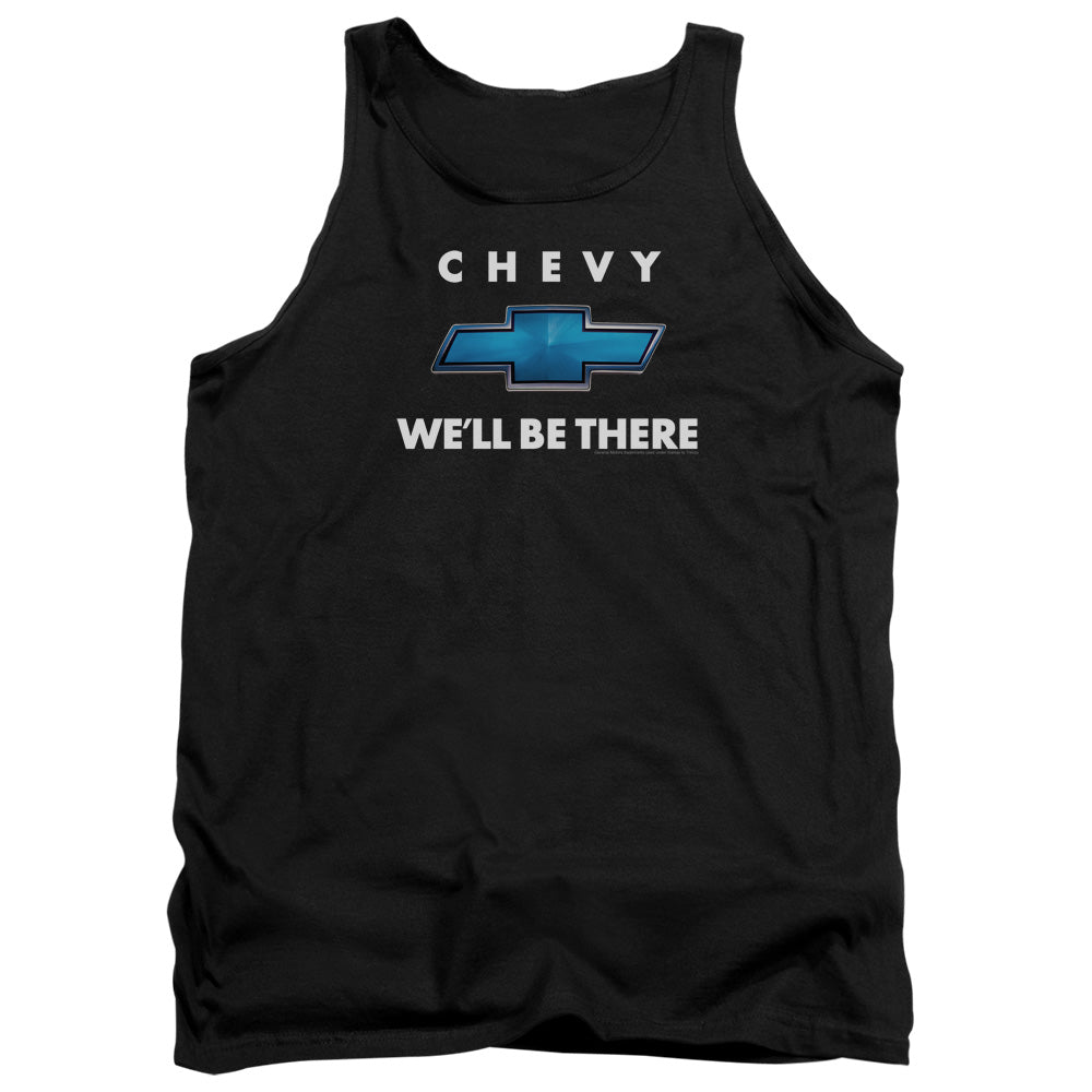 AN OFFCIALLY LICENSED CHEVROLET WELL BE THERE ADULT UNISEX TANK TOP BLACK