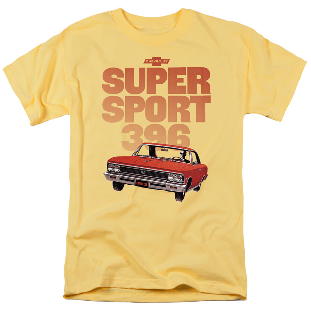 AN OFFCIALLY LICENSED CHEVROLET SUPER SPORT 396 MEN'S REGULAR FIT T-SHIRT BANANA
