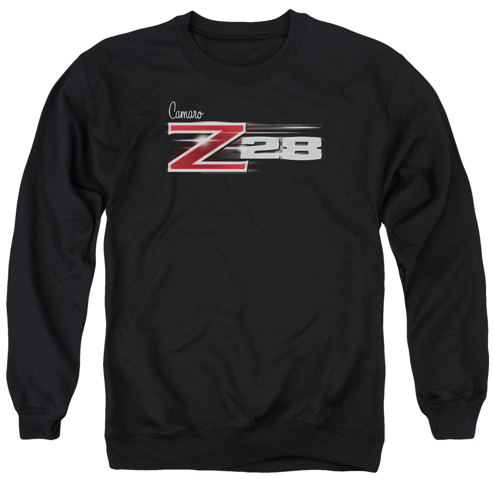 AN OFFCIALLY LICENSED CHEVROLET Z28 LOGO ADULT UNISEX CREWNECK SWEATSHIRT BLACK