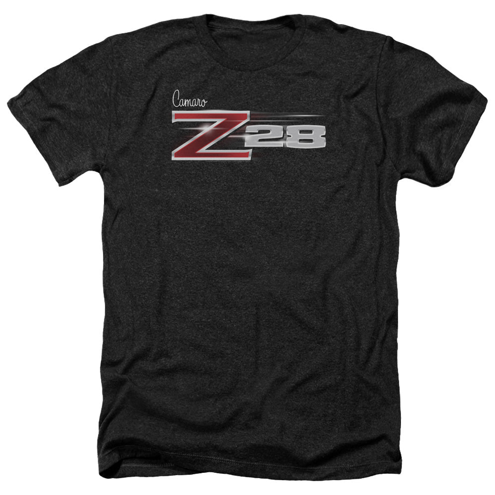 AN OFFCIALLY LICENSED CHEVROLET Z28 LOGO MEN'S HEATHER T-SHIRT CHARCOAL