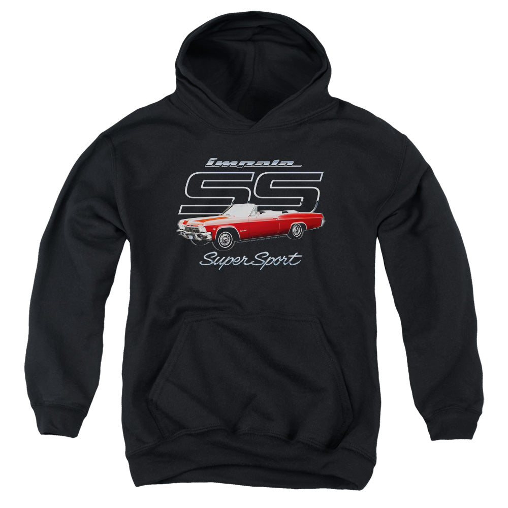 AN OFFCIALLY LICENSED CHEVROLET IMPALA SS YOUTH HOODIE BLACK