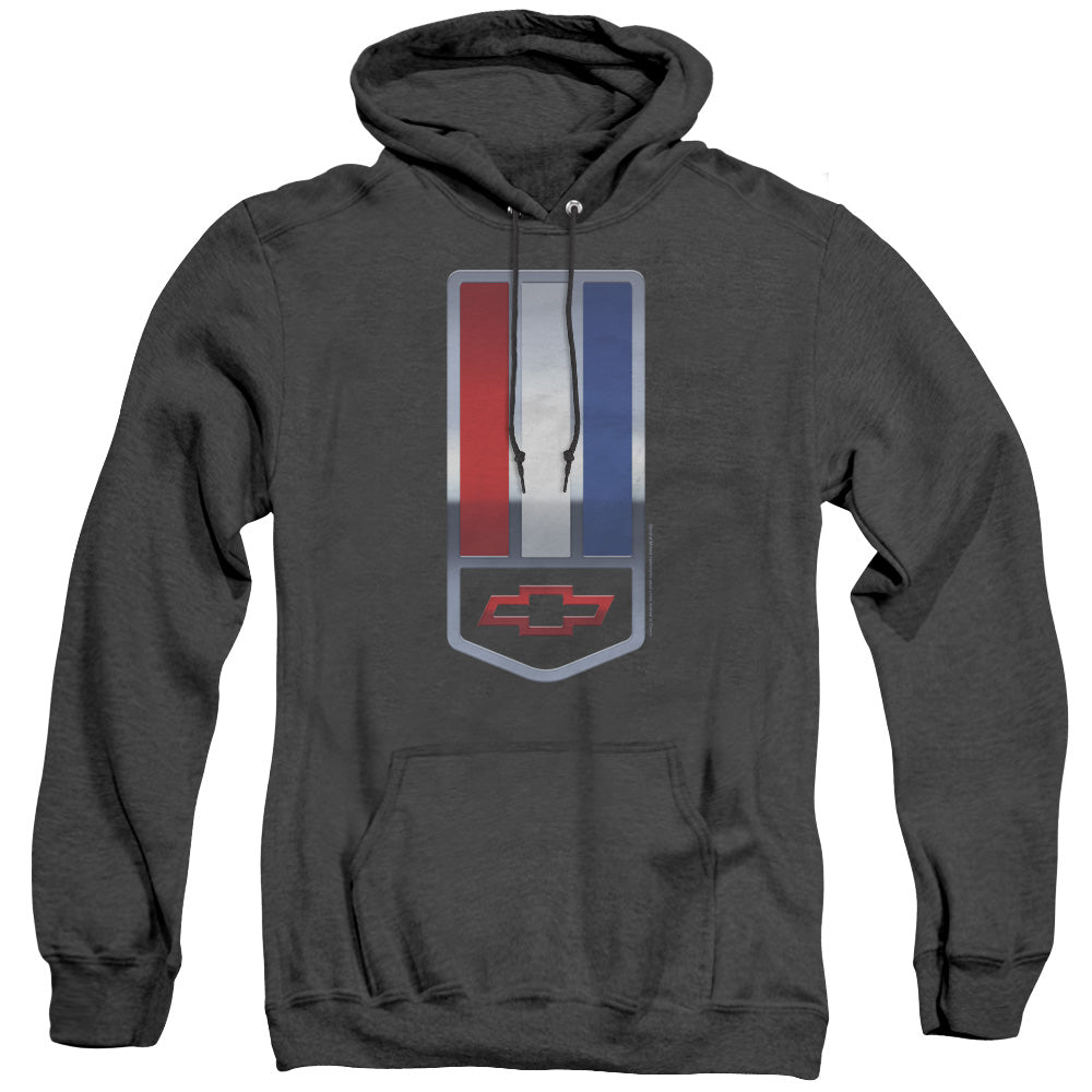 AN OFFCIALLY LICENSED CHEVROLET 1998 CAMARO NAMEPLATE ADULT UNISEX HEATHER PULLOVER HOODIE BLACK