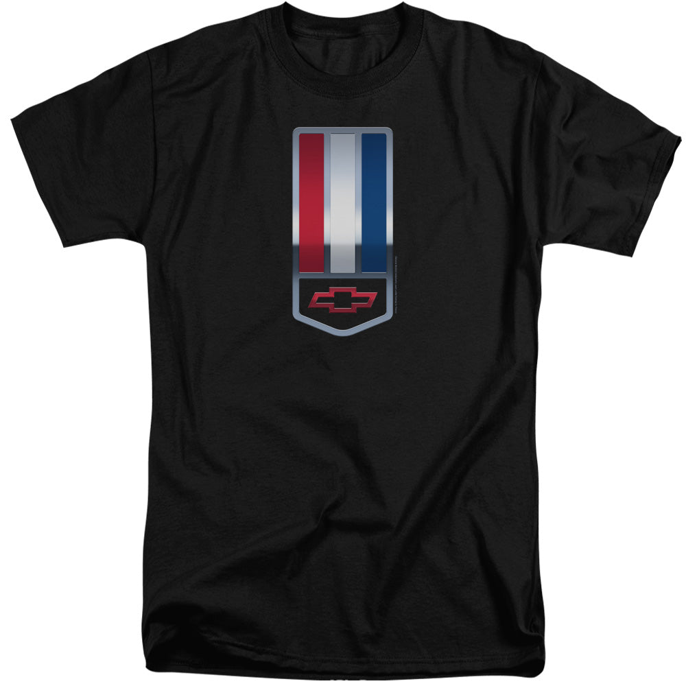 AN OFFCIALLY LICENSED CHEVROLET 1998 CAMARO NAMEPLATE MEN'S TALL FIT T-SHIRT BLACK