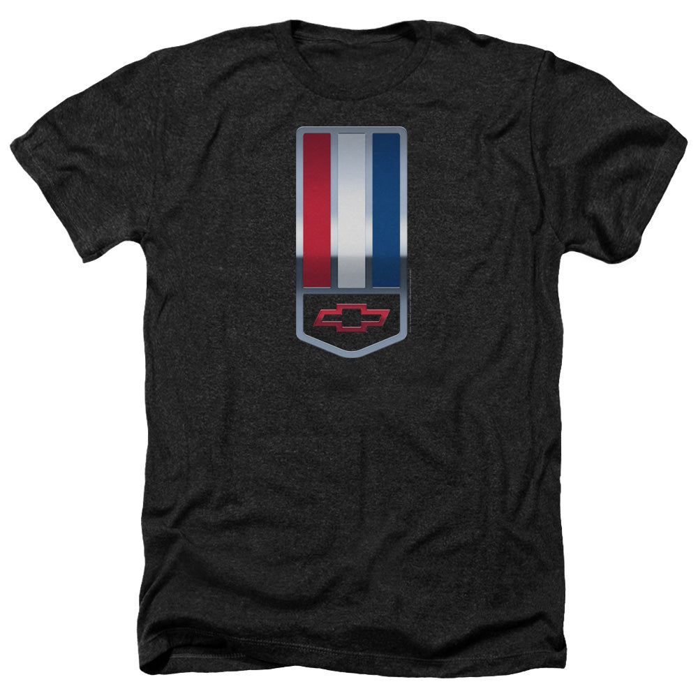AN OFFCIALLY LICENSED CHEVROLET 1998 CAMARO NAMEPLATE MEN'S HEATHER T-SHIRT CHARCOAL
