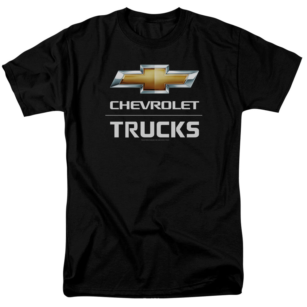 AN OFFCIALLY LICENSED CHEVROLET TRUCKS MEN'S REGULAR FIT T-SHIRT BLACK