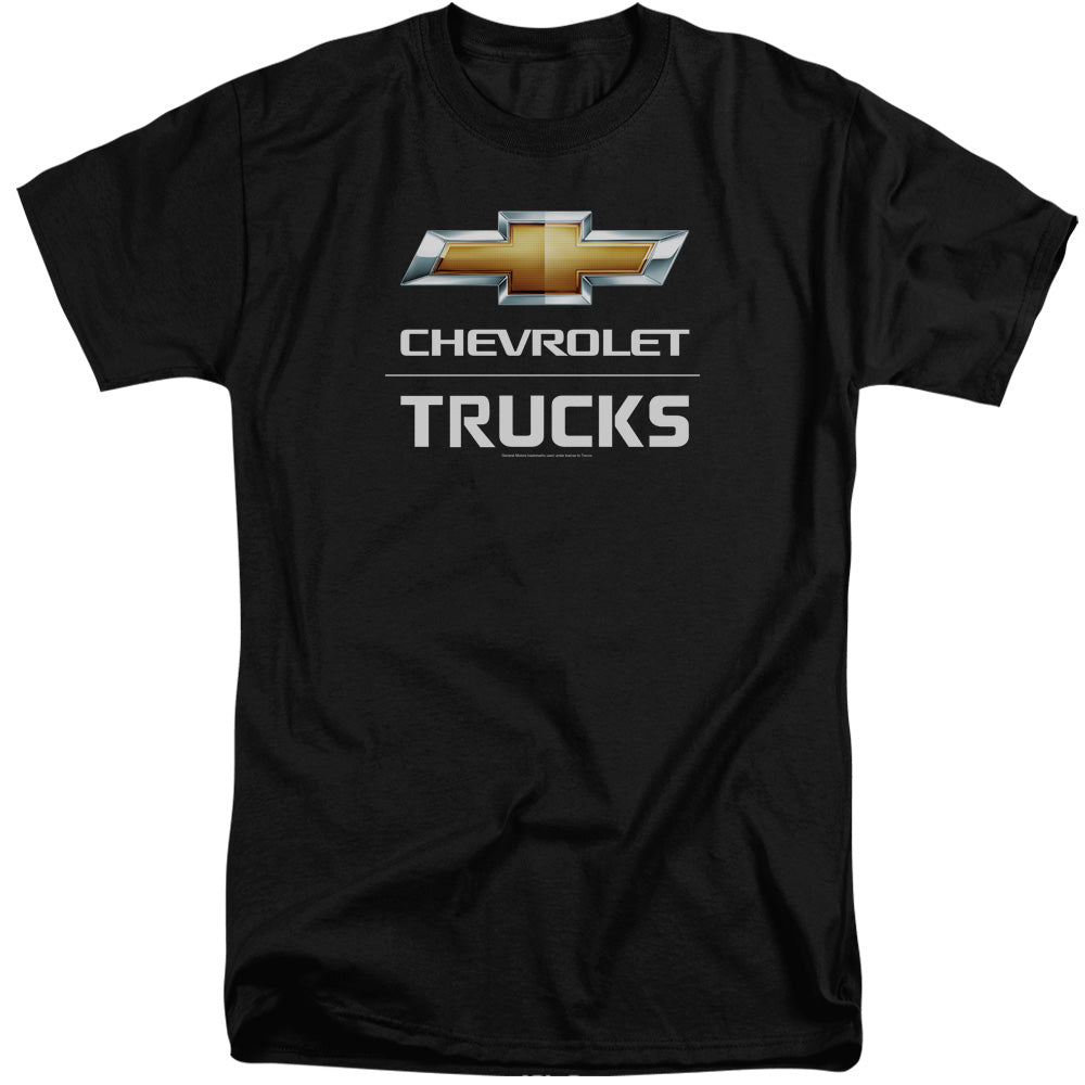 AN OFFCIALLY LICENSED CHEVROLET TRUCKS MEN'S TALL FIT T-SHIRT BLACK