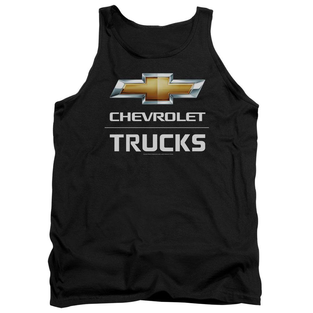 AN OFFCIALLY LICENSED CHEVROLET TRUCKS ADULT UNISEX TANK TOP BLACK