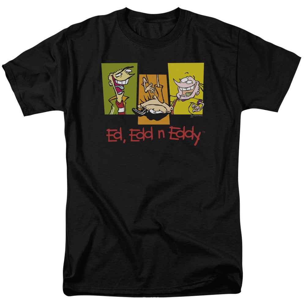 AN OFFCIALLY LICENSED ED EDD EDDY 3 EDS MEN'S REGULAR FIT T-SHIRT BLACK
