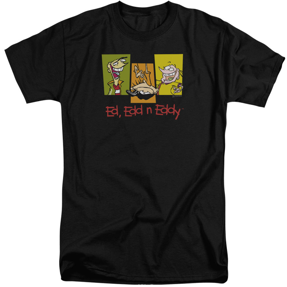 AN OFFCIALLY LICENSED ED EDD EDDY 3 EDS MEN'S TALL FIT T-SHIRT BLACK