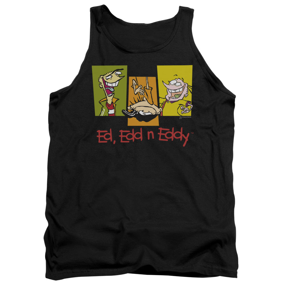AN OFFCIALLY LICENSED ED EDD EDDY 3 EDS ADULT UNISEX TANK TOP BLACK