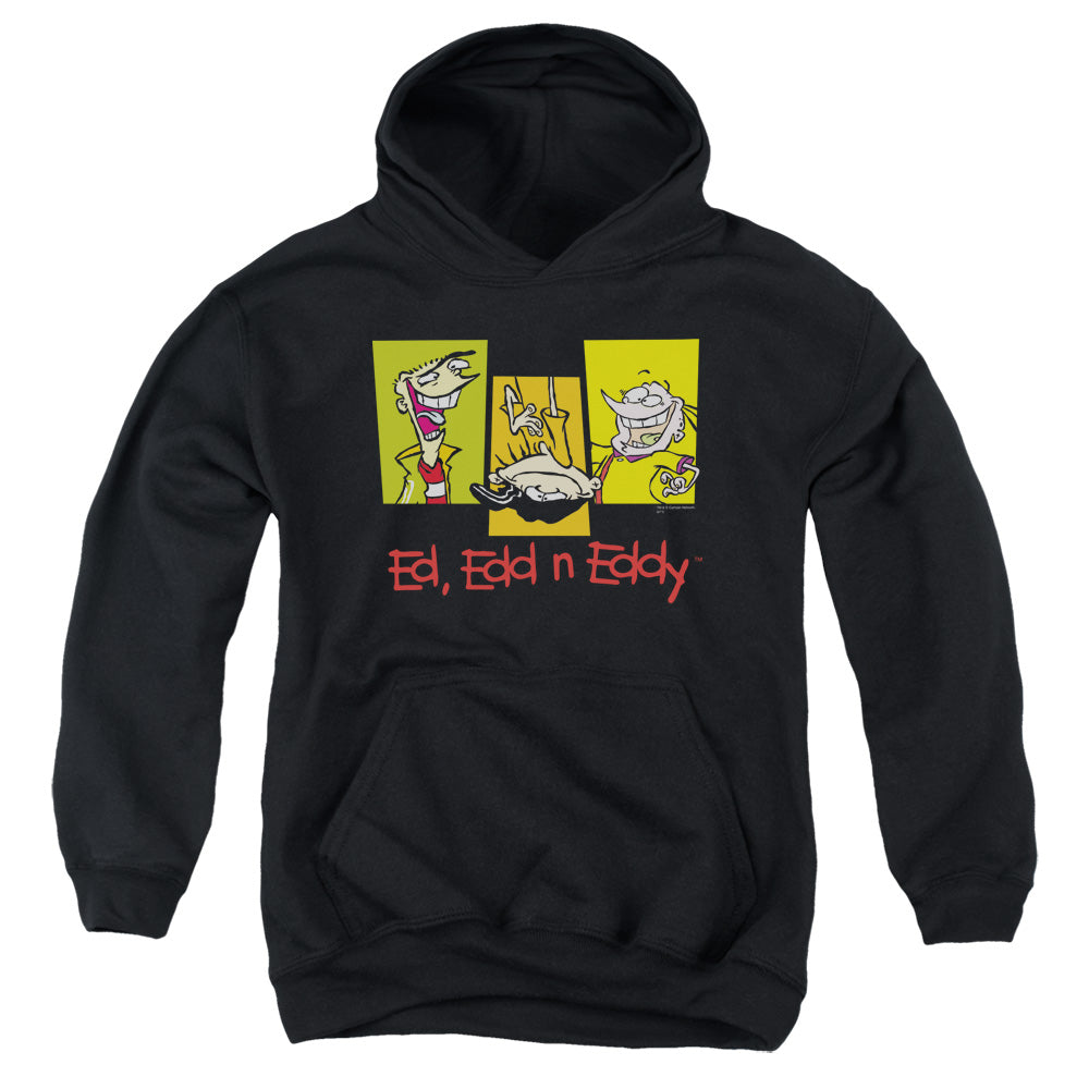 AN OFFCIALLY LICENSED ED EDD EDDY 3 EDS YOUTH HOODIE BLACK
