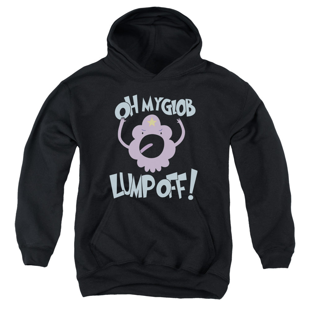 AN OFFCIALLY LICENSED ADVENTURE TIME LUMP OFF YOUTH HOODIE BLACK