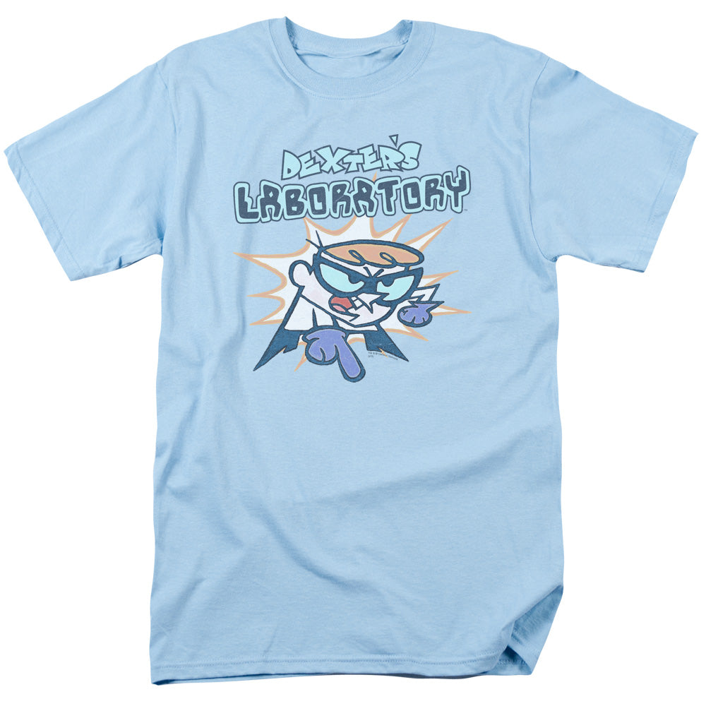 AN OFFCIALLY LICENSED DEXTERS LABORATORY WHAT DO YOU WANT MEN'S REGULAR FIT T-SHIRT LIGHT BLUE