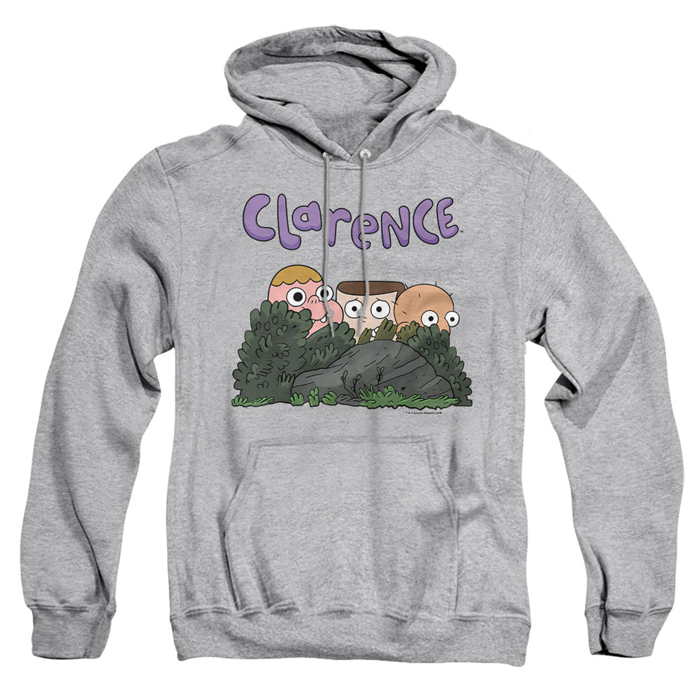 AN OFFCIALLY LICENSED CLARENCE GANG ADULT UNISEX PULLOVER HOODIE ATHLETIC HEATHER