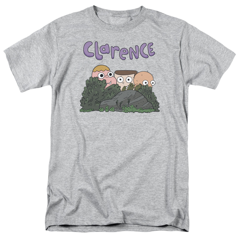 AN OFFCIALLY LICENSED CLARENCE GANG MEN'S REGULAR FIT T-SHIRT ATHLETIC HEATHER