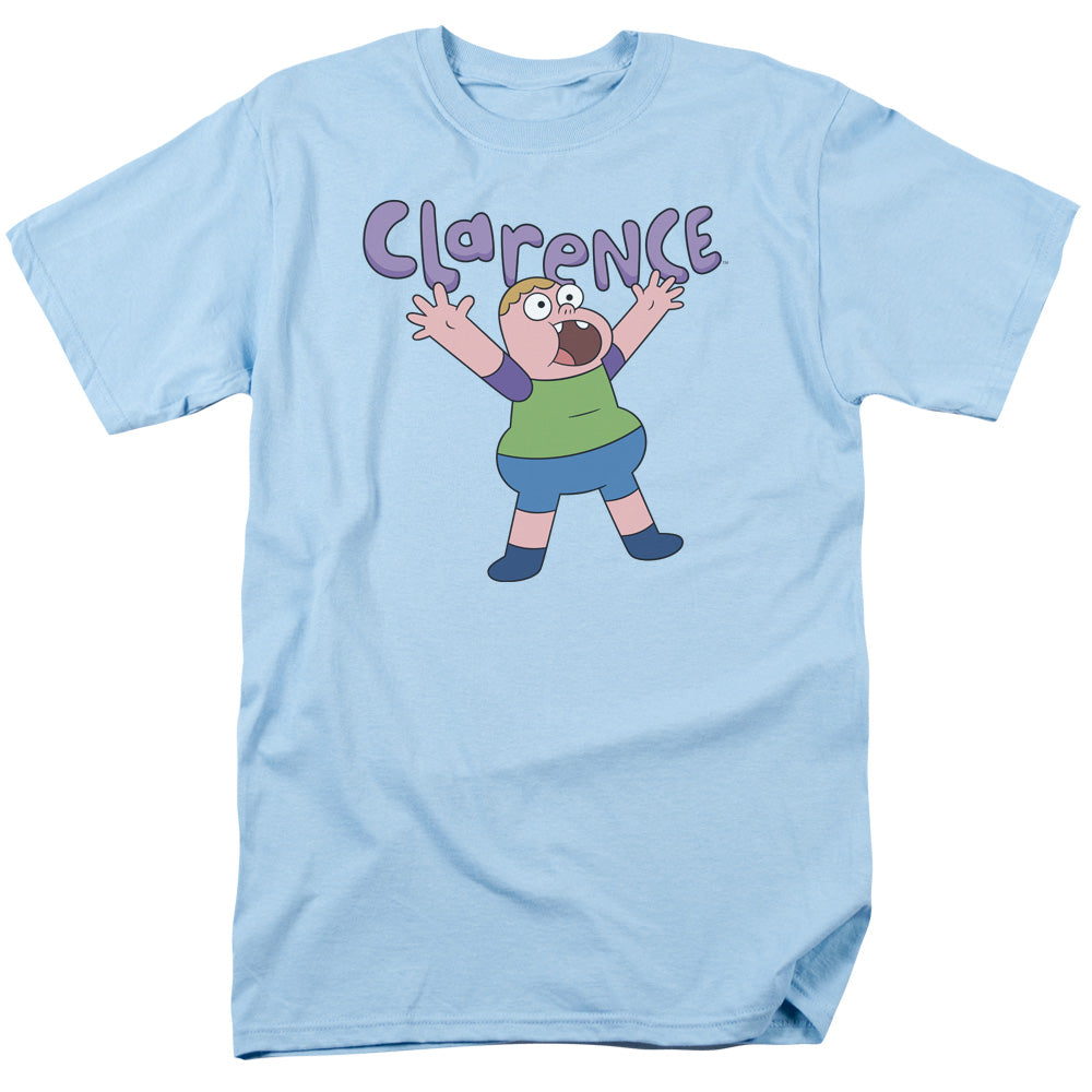 AN OFFCIALLY LICENSED CLARENCE WHOO MEN'S REGULAR FIT T-SHIRT LIGHT BLUE