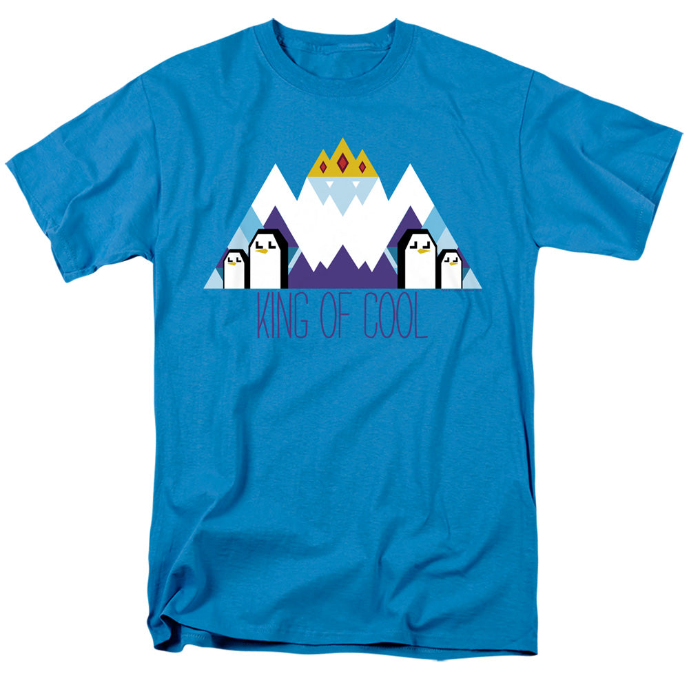 AN OFFCIALLY LICENSED ADVENTURE TIME ICE KING GEO MEN'S REGULAR FIT T-SHIRT TURQUOISE