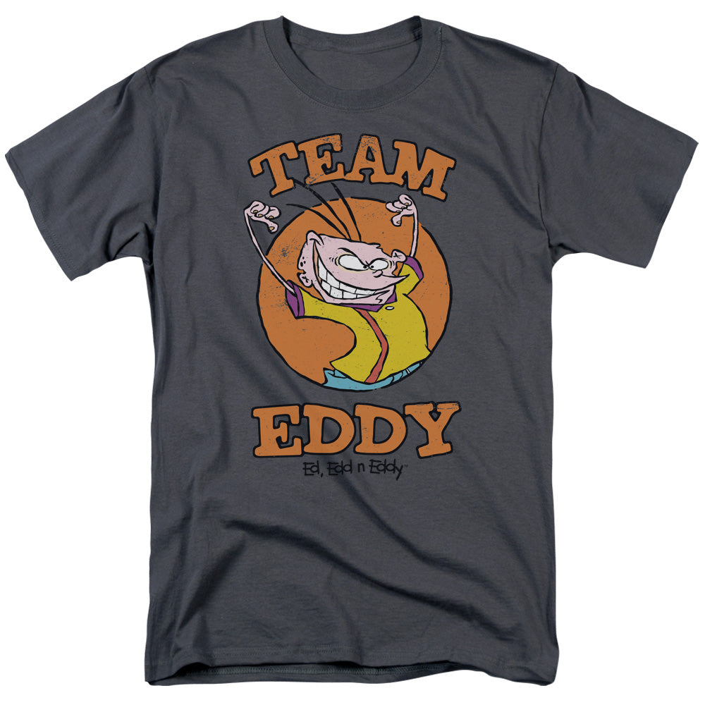 AN OFFCIALLY LICENSED ED EDD N EDDY TEAM EDDY MEN'S REGULAR FIT T-SHIRT CHARCOAL