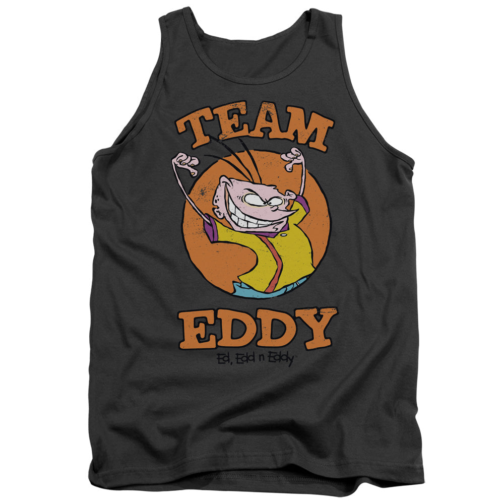 AN OFFCIALLY LICENSED ED EDD N EDDY TEAM EDDY ADULT UNISEX TANK TOP CHARCOAL