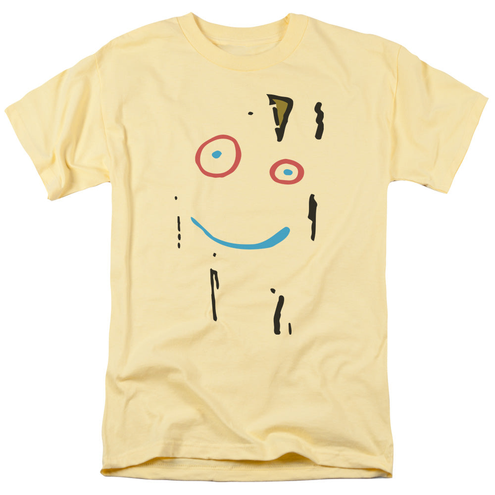 AN OFFCIALLY LICENSED ED EDD N EDDY PLANK FACE MEN'S REGULAR FIT T-SHIRT BANANA