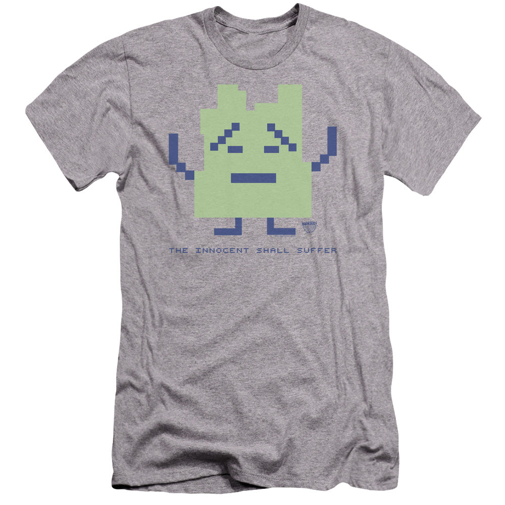AN OFFCIALLY LICENSED AQUA TEEN HUNGER FORCE INIGNOKT MEN'S PREMIUM SLIM FIT T-SHIRT ATHLETIC HEATHER