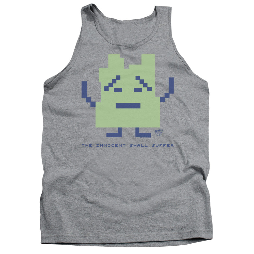 AN OFFCIALLY LICENSED AQUA TEEN HUNGER FORCE INIGNOKT ADULT UNISEX TANK TOP ATHLETIC HEATHER
