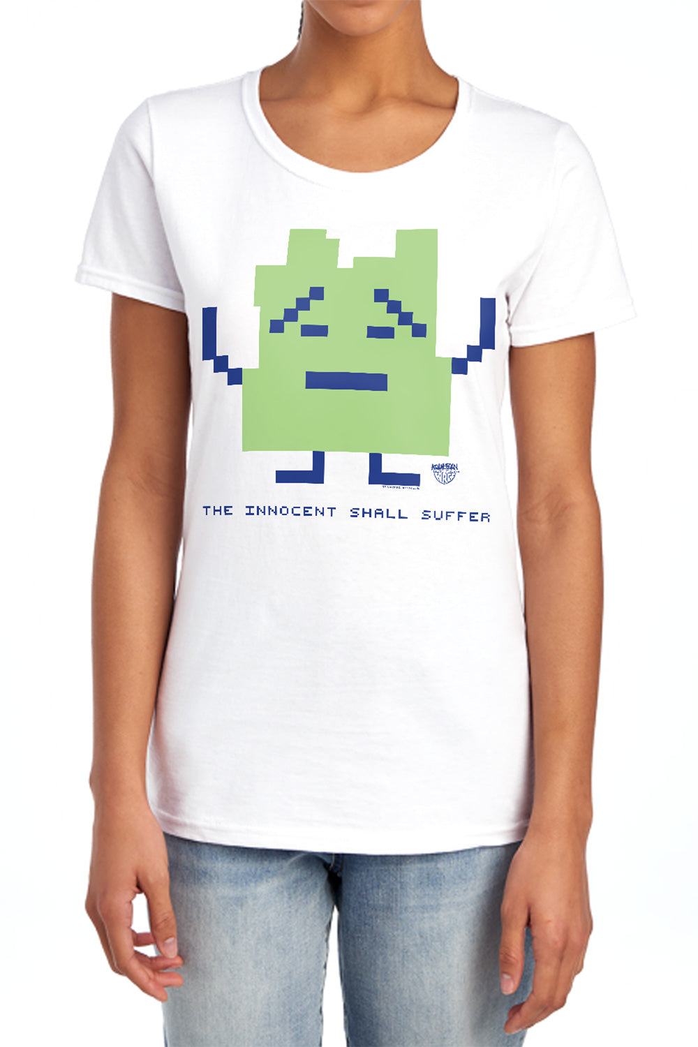 AN OFFCIALLY LICENSED AQUA TEEN HUNGER FORCE INIGNOKT WOMEN'S REGULAR FIT T-SHIRT ATHLETIC HEATHER