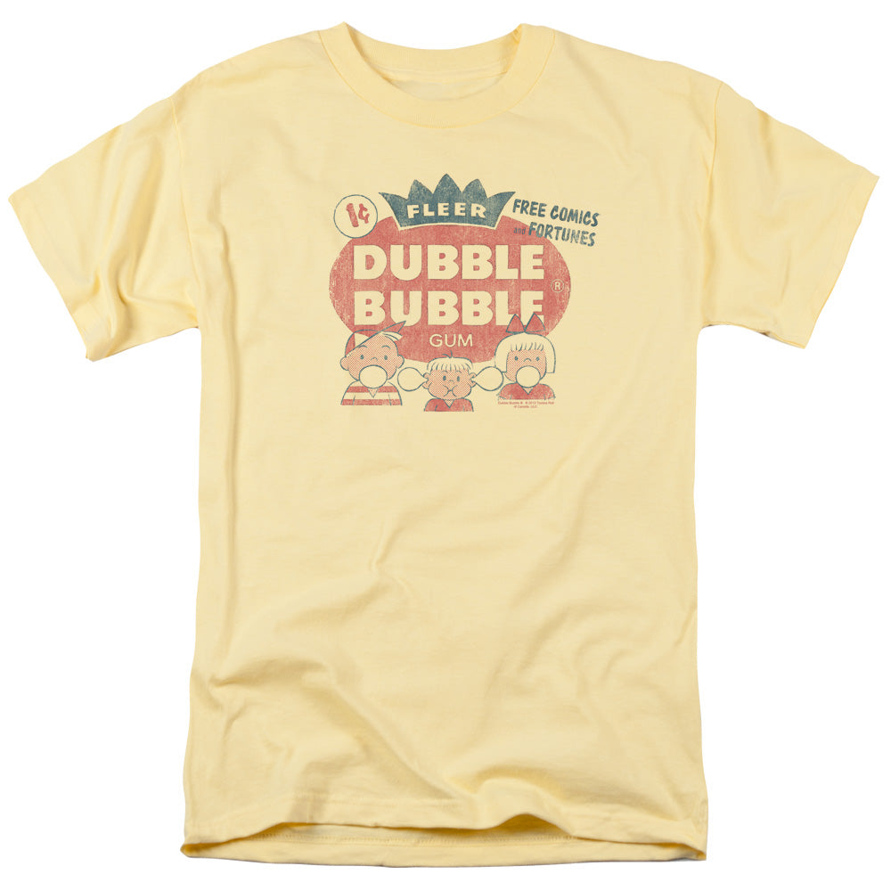 AN OFFCIALLY LICENSED DUBBLE BUBBLE ONE CENT MEN'S REGULAR FIT T-SHIRT BANANA