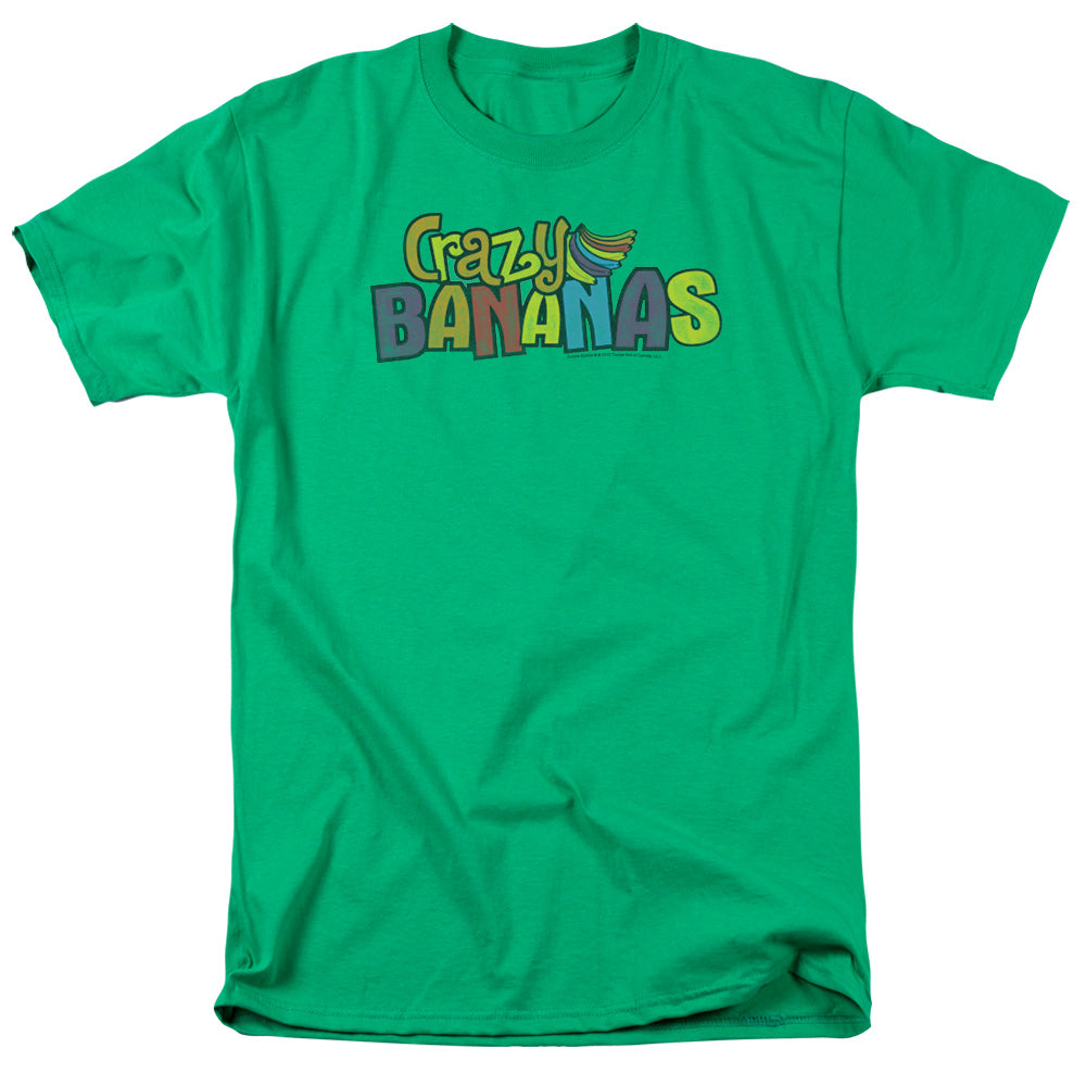 AN OFFCIALLY LICENSED DUBBLE BUBBLE CRAZY BANANAS MEN'S REGULAR FIT T-SHIRT KELLY GREEN