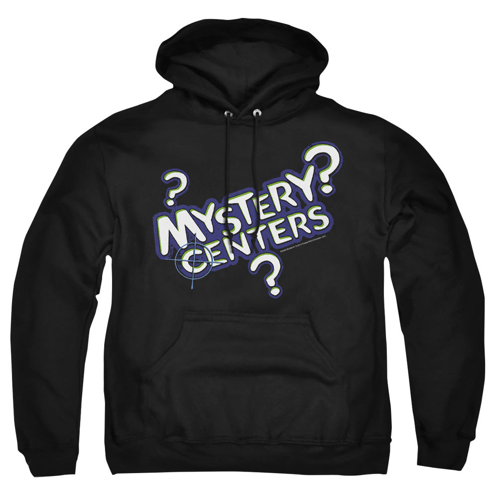 AN OFFCIALLY LICENSED DUBBLE BUBBLE MYSTERY CENTERS ADULT UNISEX PULLOVER HOODIE BLACK