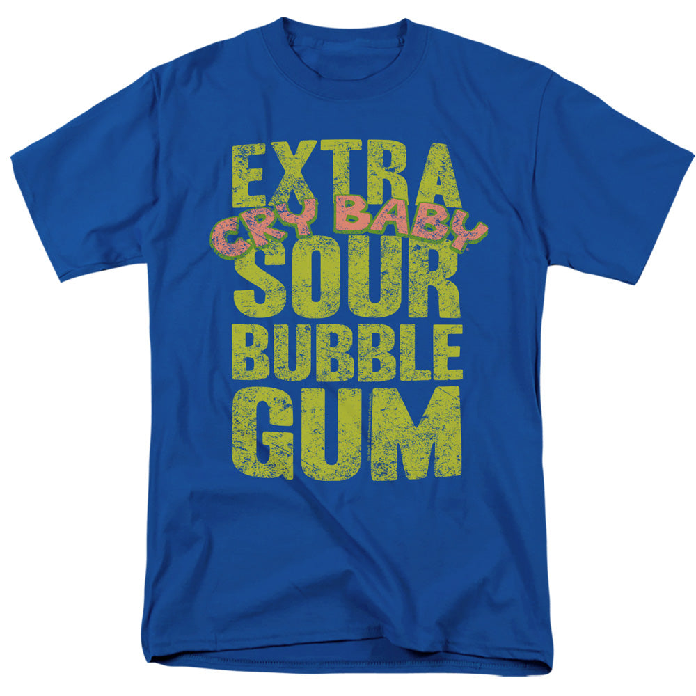 AN OFFCIALLY LICENSED DUBBLE BUBBLE EXTRA SOUR MEN'S REGULAR FIT T-SHIRT ROYAL