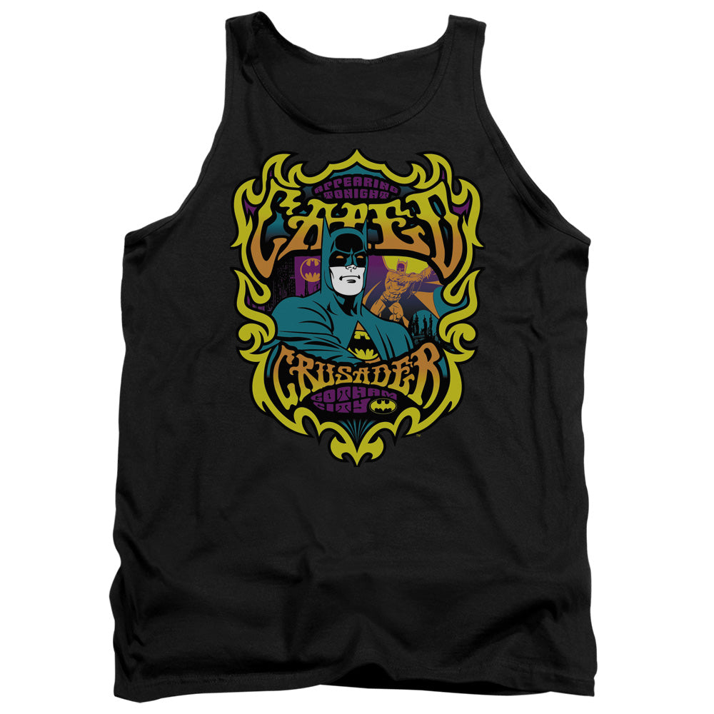 AN OFFCIALLY LICENSED DC APPEARING TONIGHT ADULT UNISEX TANK TOP BLACK