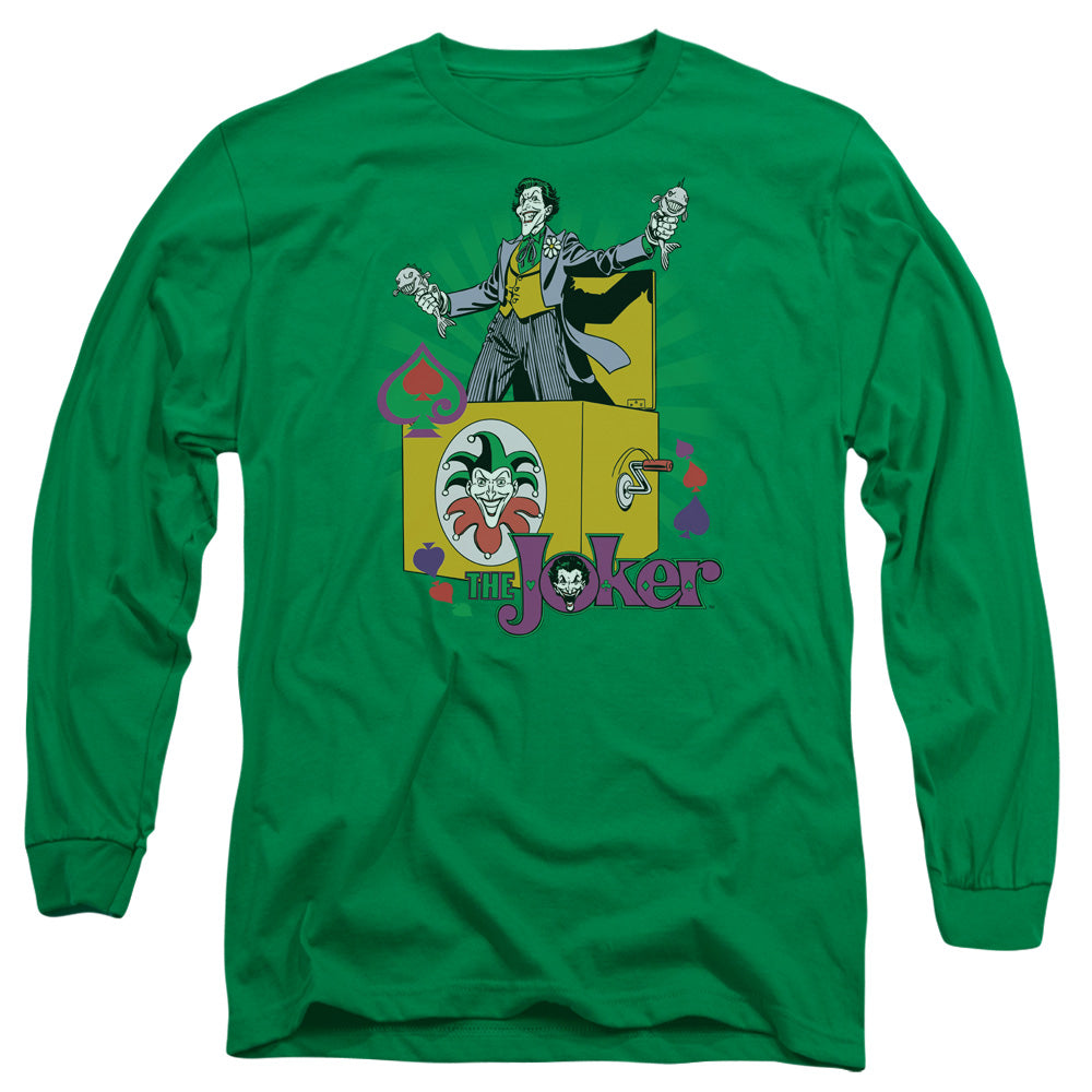 AN OFFCIALLY LICENSED DC THESE FISH ARE LOADED MEN'S LONG SLEEVE T-SHIRT KELLY GREEN